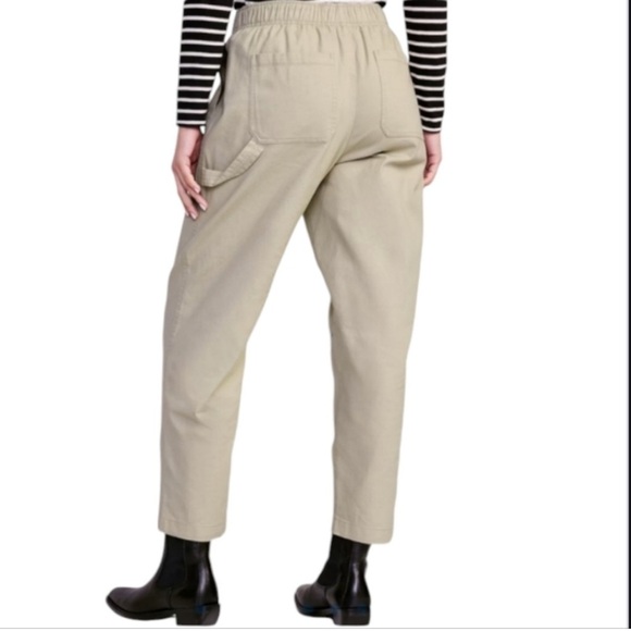 📌18 NWT Old Navy High Waist Pulla Utility Pants Women's Size Large - Picture 2 of 8